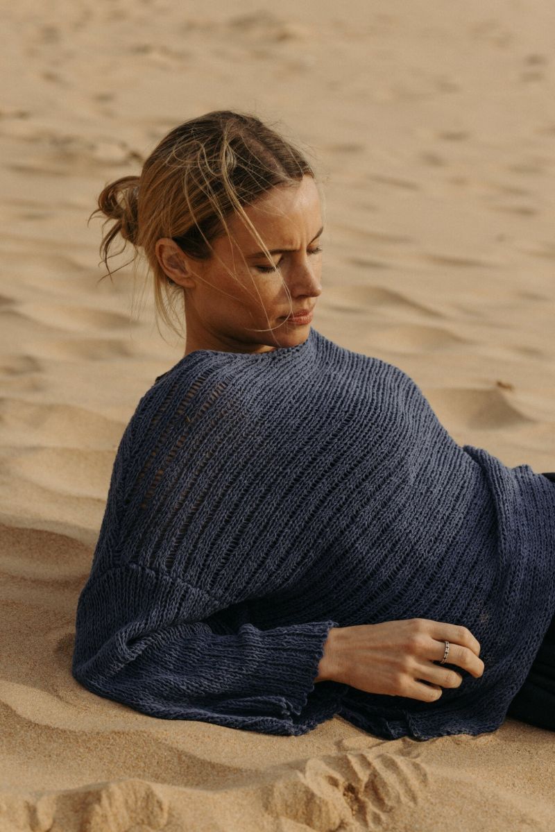 Coast To Coast Pullover- Indigo