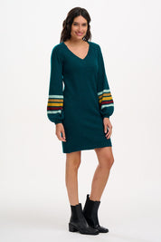 Talasi Dress- Dark Green