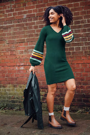 Talasi Dress- Dark Green