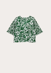 Nancybird Tamsin Boxy Tee in Parsley Print