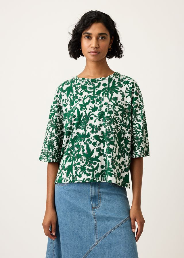 Nancybird Tasmin Boxy Tess in Parsley print