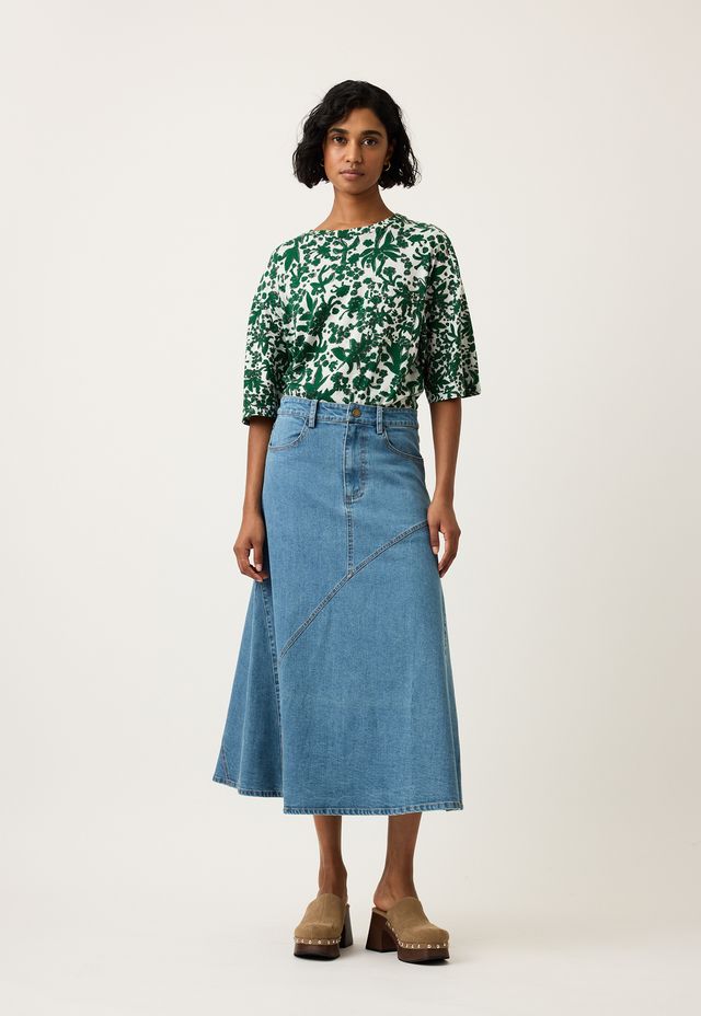 Tasmin Boxy Tee- Parsley
