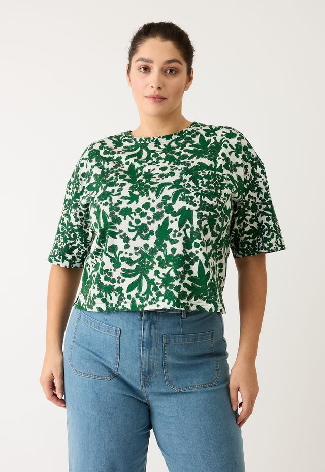 Tasmin Boxy Tee- Parsley