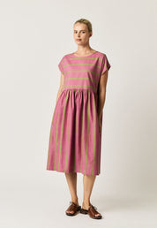 Woven Tathra Dress- Bottle Brush Stripe