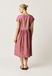 Woven Tathra Dress- Bottle Brush Stripe