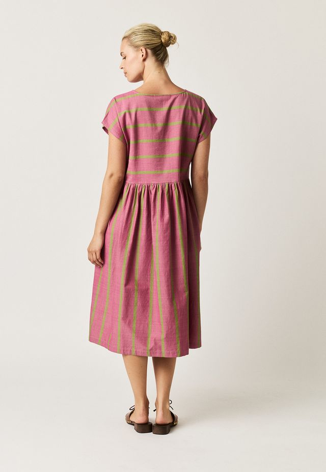 Woven Tathra Dress- Bottle Brush Stripe