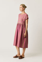 Woven Tathra Dress- Bottle Brush Stripe
