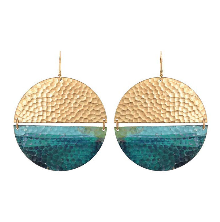 We Dream In Colour Teal Issoria Earrings
