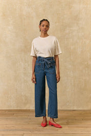 Louise Misha Lauriane Tee in Cream