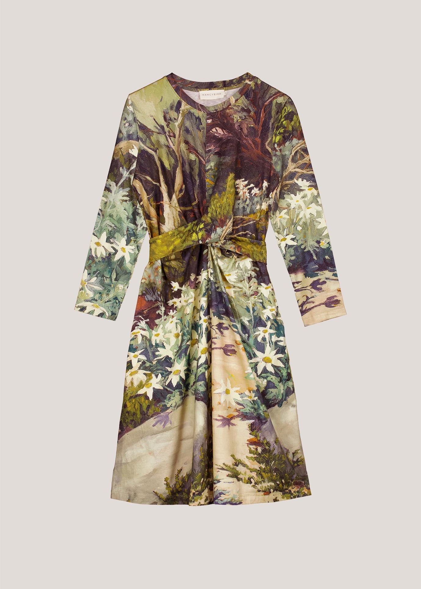 Nancybird Terra Wrap Dress in Flannel Flower