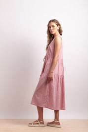 Tie the Knot Dress- Quartz