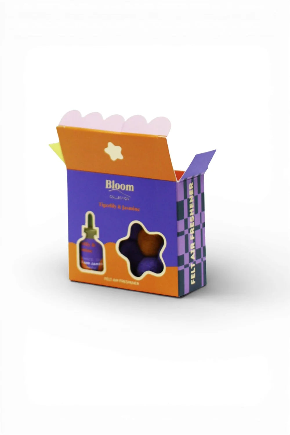 BLOOM Felt Air Freshener- Tigerlily & Jasmine