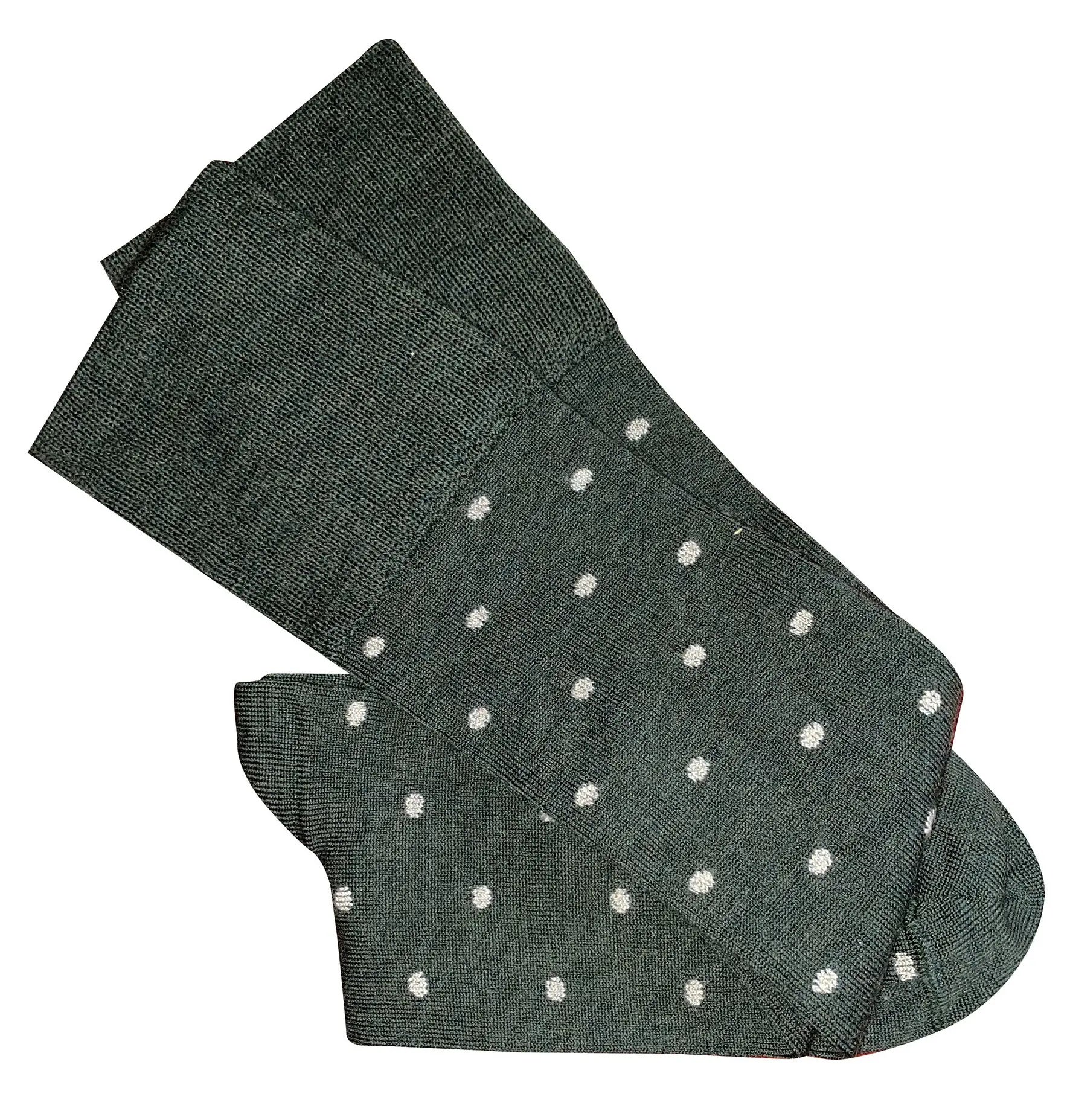 Dotty Long Wool Socks- Assorted Colours