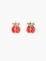 Tomato Stud Earrings