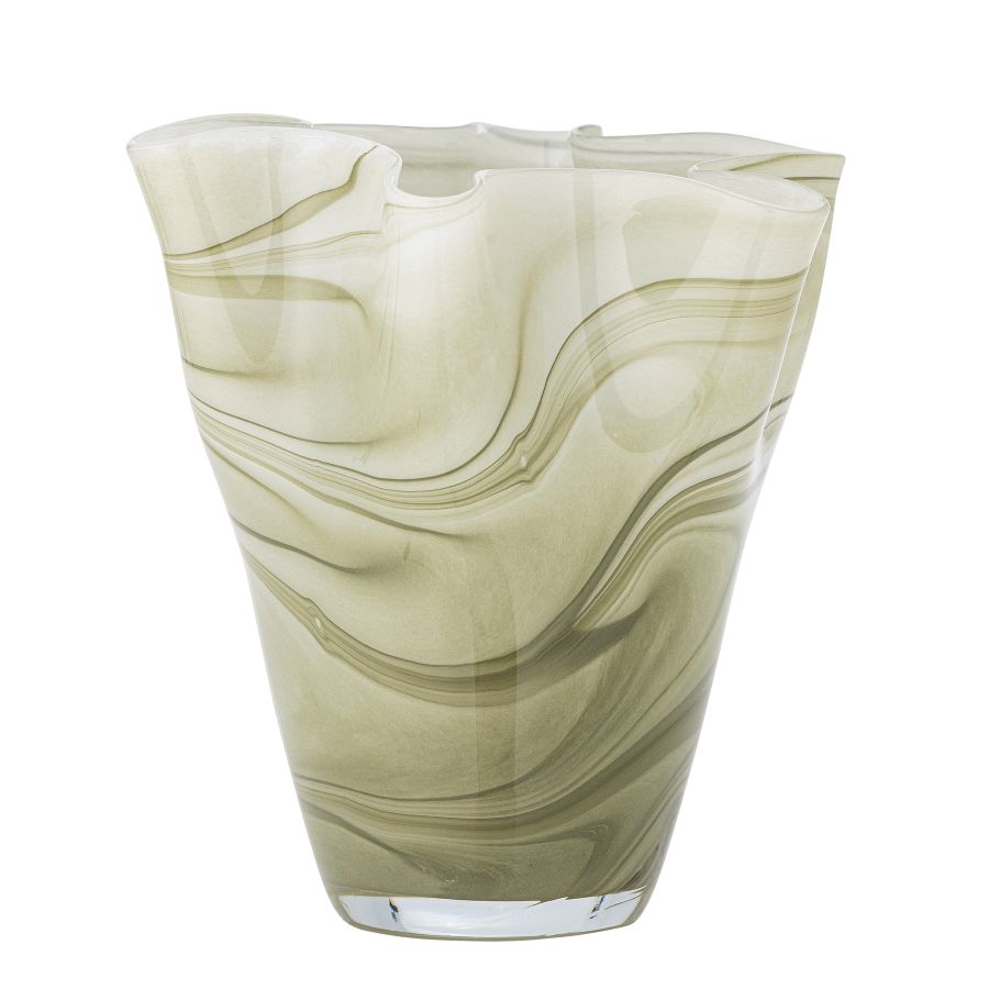 Toryn Glass Vase- Green