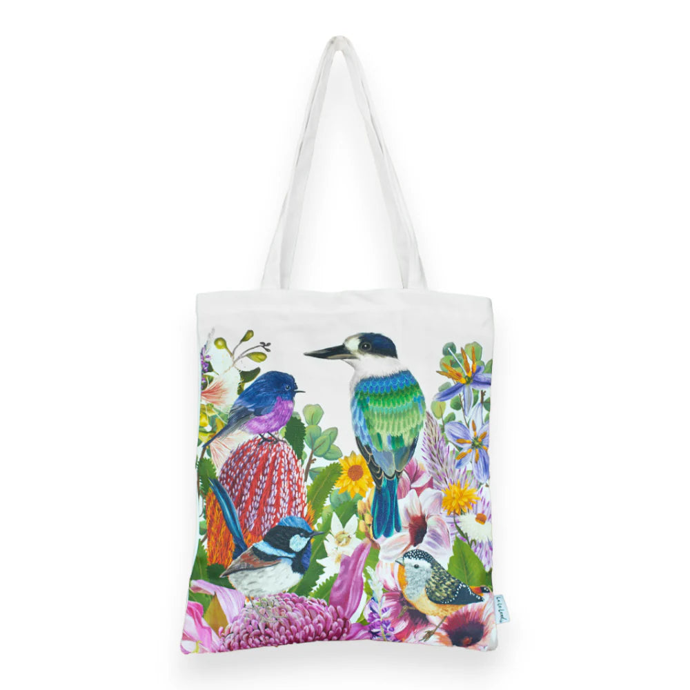 Zippered Tote Bag- Assorted Designs