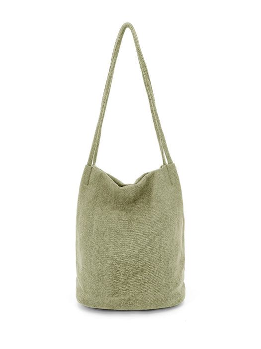 Natural Long Handle Bag- Assorted Colours
