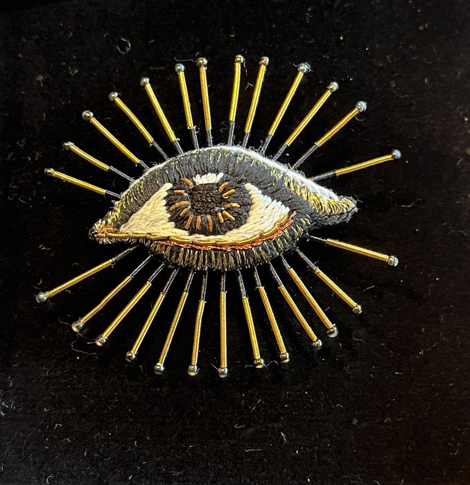 Embellished Brooch Pin- Mystic Eye