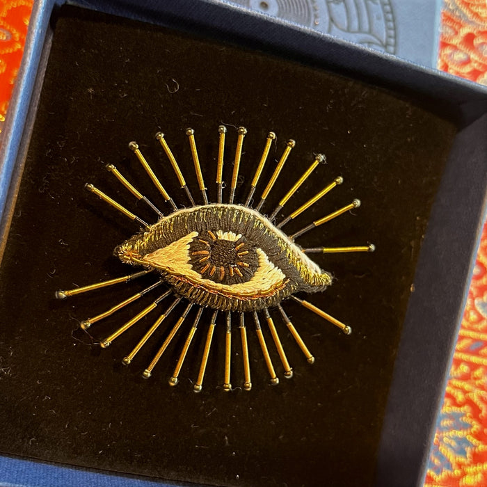 Embellished Brooch Pin- Mystic Eye