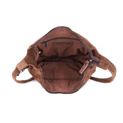 Tulip Moon Suede Bag
