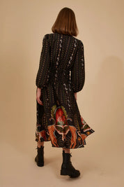 Under Its Charm Grace Dress- Black