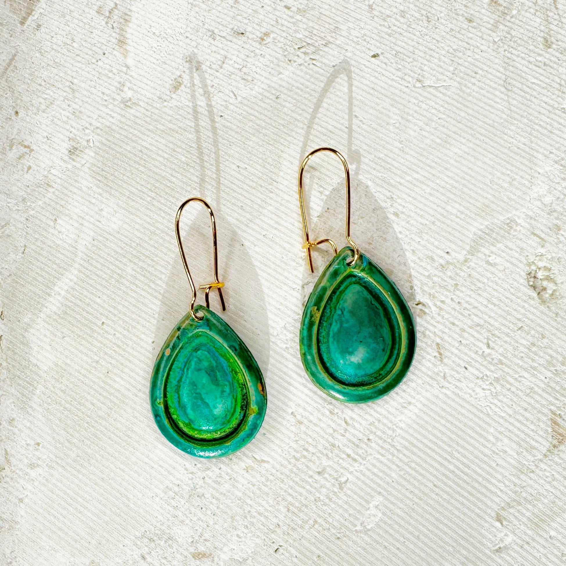We Dream in Colour Little Aegea Brass Earrings