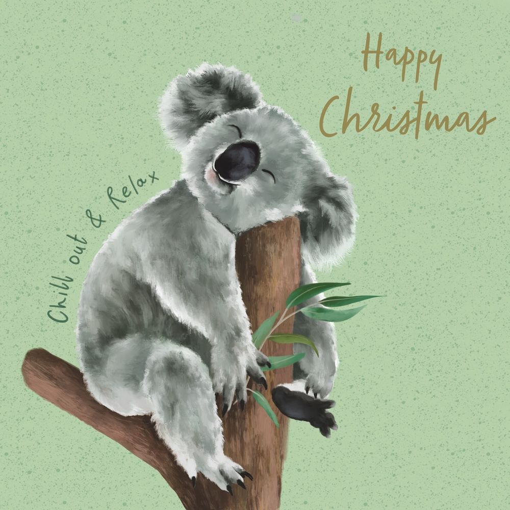 Christmas Card Set- RSPCA- Happy Koala