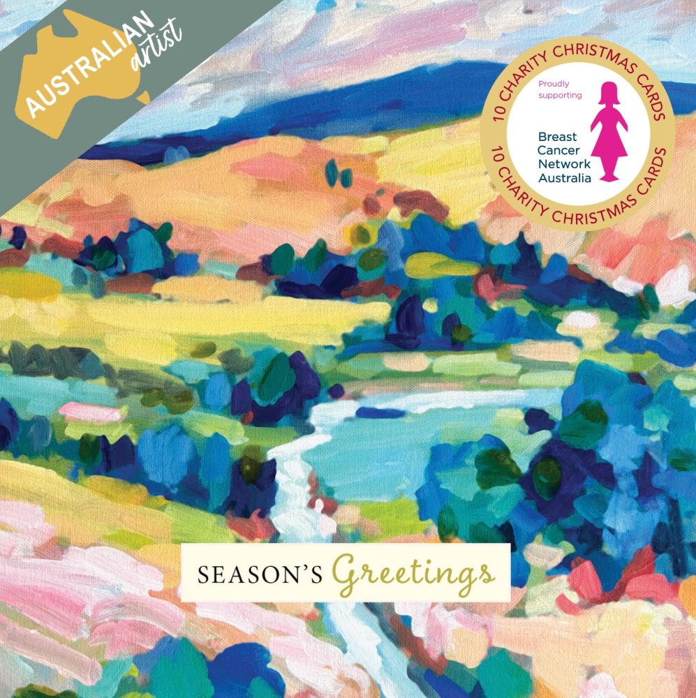 Christmas Card Wallet BCNA Australian Christmas Landscape