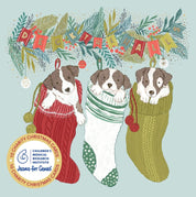 Christmas Card Wallet CMRI Cheeky Puppies