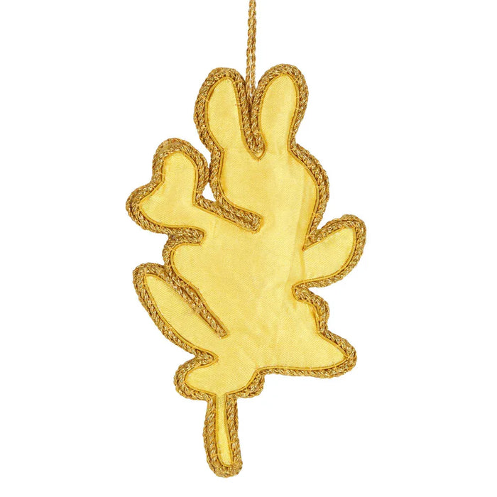 Sequin Hanging Decoration- Golden Wattle