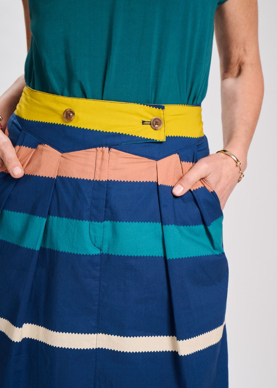 ValenciaStripeAudreySkirtNavydetail.jpg