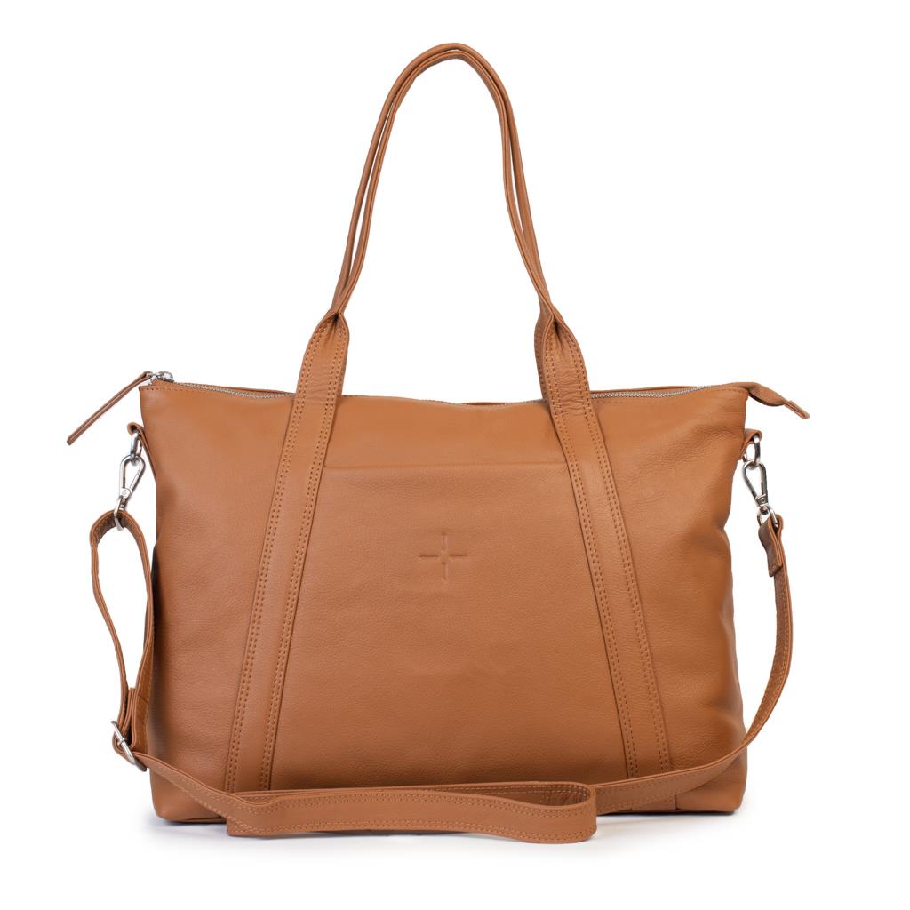 Dusky Robin Valentina Tote Bag in Tan