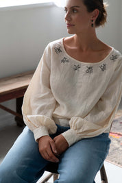Valeria Top- Cream