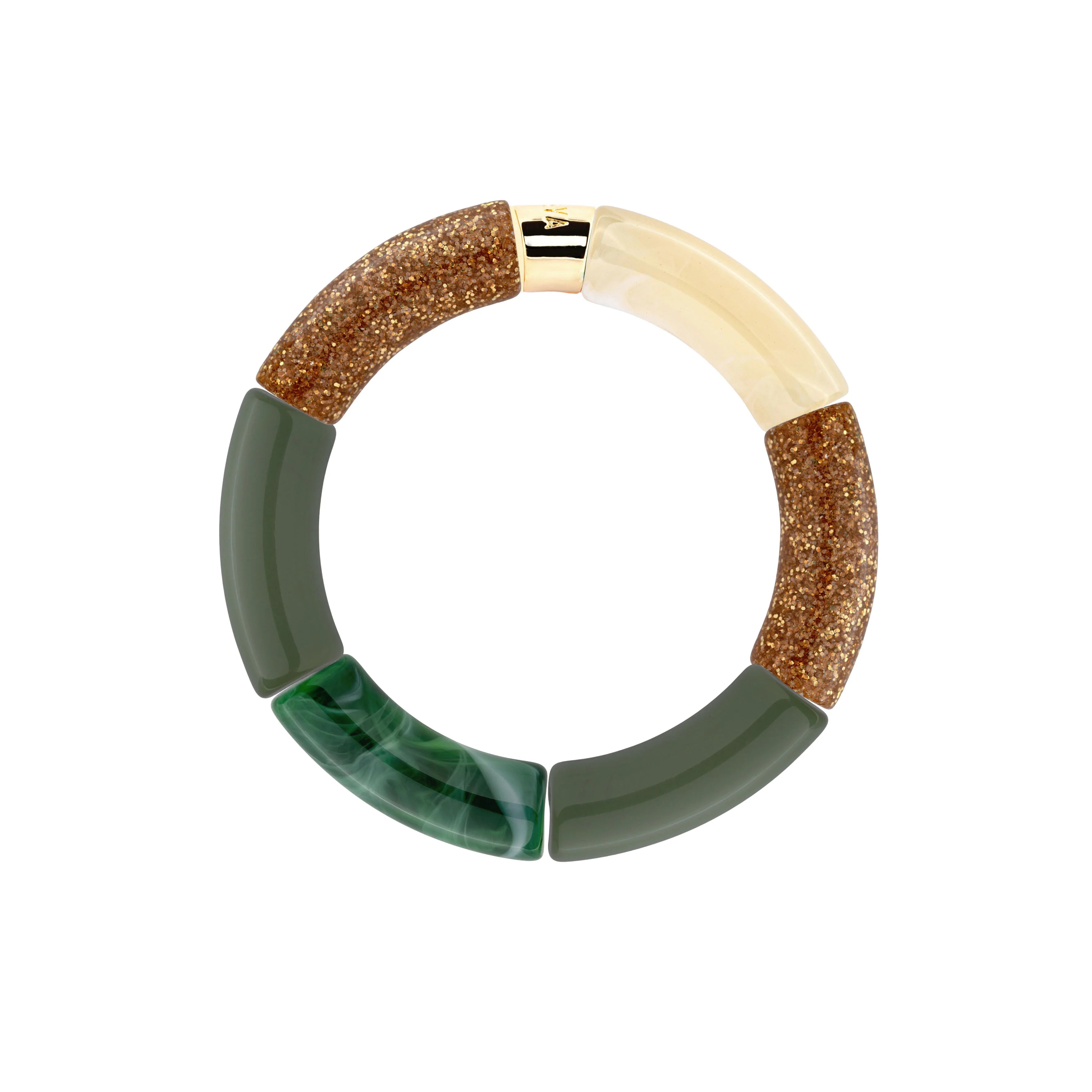 Parabaya Bangle- Verde Ouro