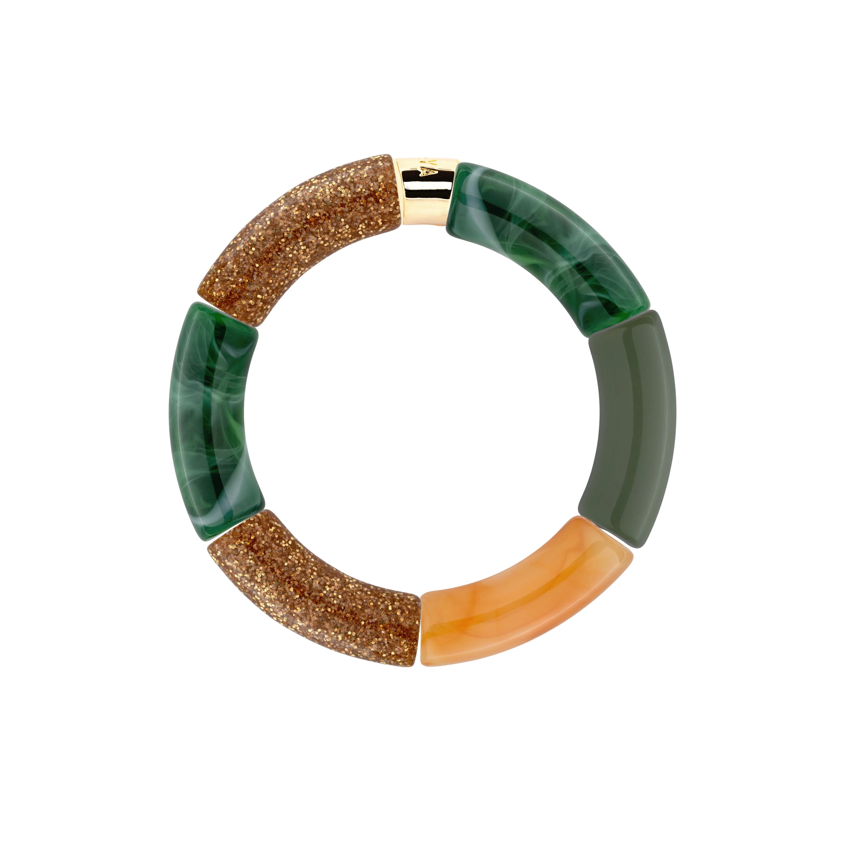 Parabaya Bangle- Verde Ouro