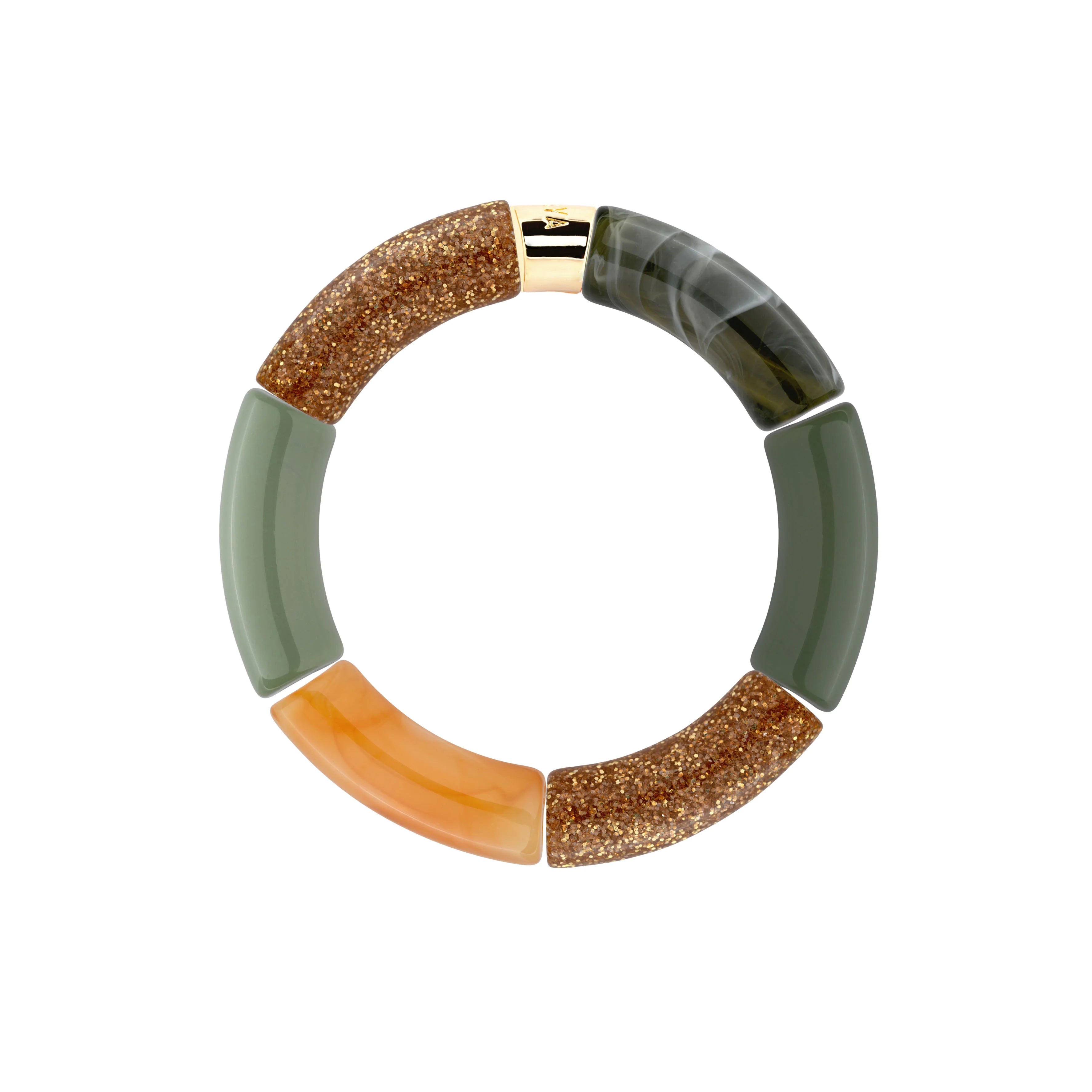 Parabaya Bangle- Verde Ouro