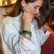 Parabaya Bangle- Verde Ouro