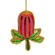 Sequin Hanging Banksia Decoration