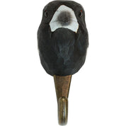 Wooden Carved Hook- Magpie