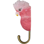 Wooden Carved Hook- Galah