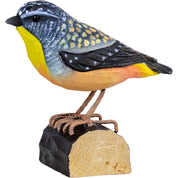Wildlife Garden Hand Carved Spotted Parladote DecoBird