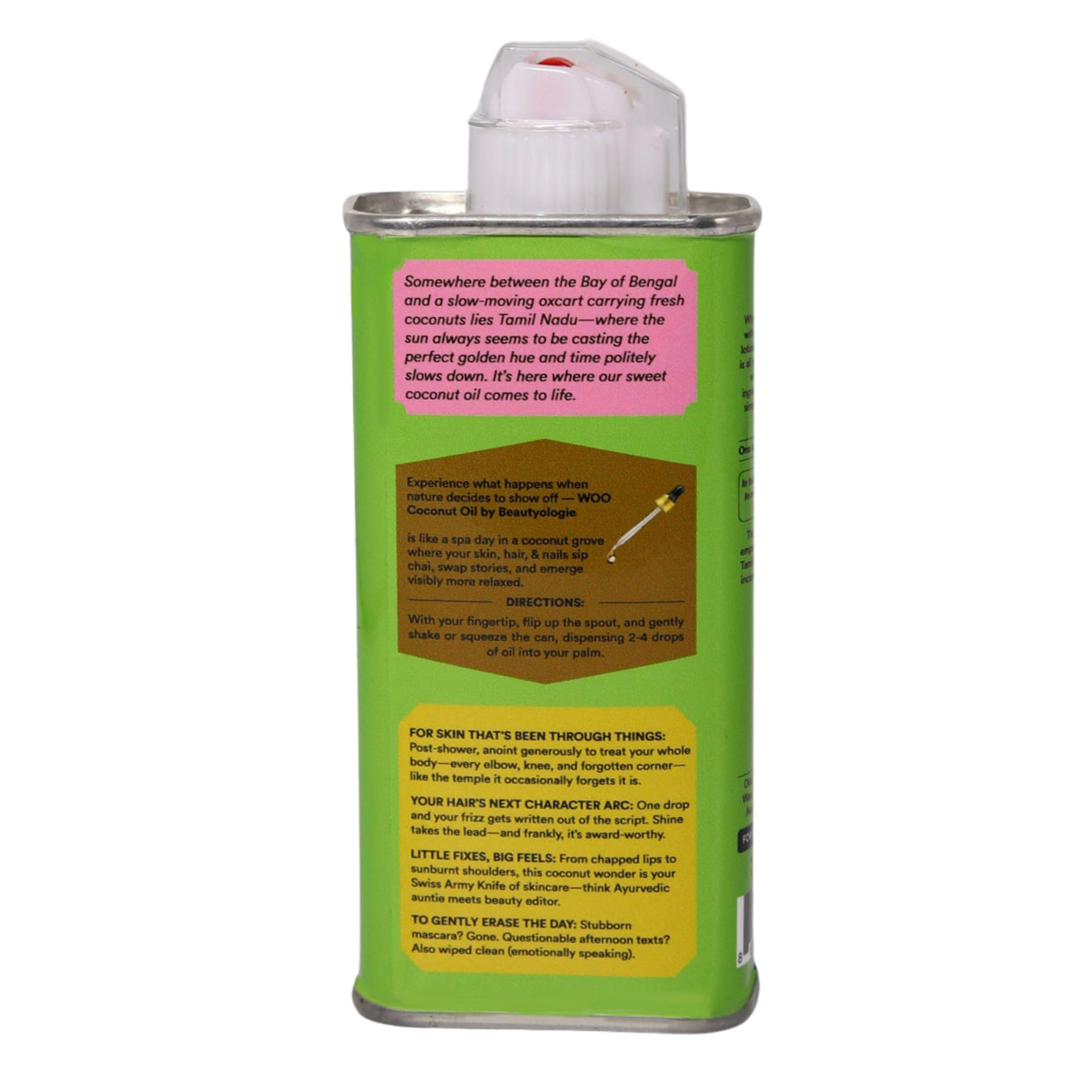 WOO 100% Organic Coconut Oil- 100ml