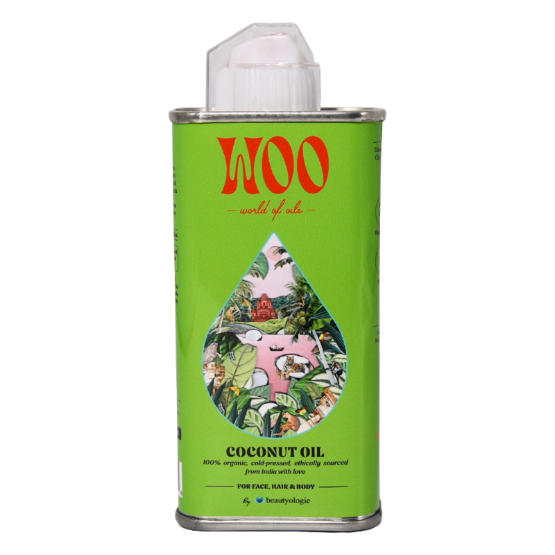 WOO Oils- 100% Coconut Oil-100ml