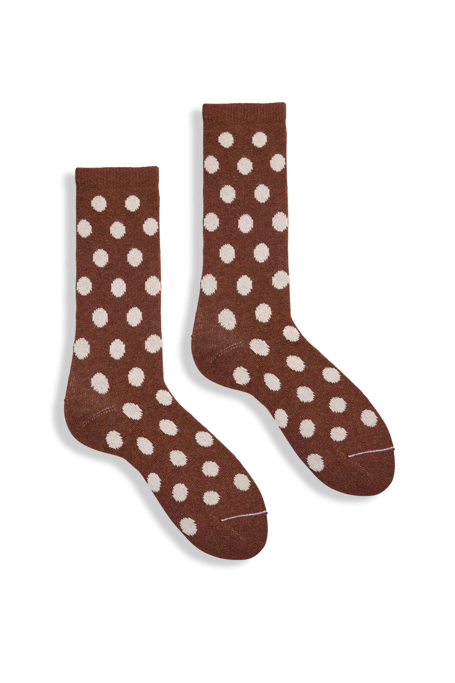 Classic Dot Wool Cashmere Crew Socks