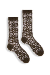 Women's Aster Flower Wool Cashmere Socks