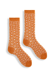 Women's Aster Flower Wool Cashmere Socks