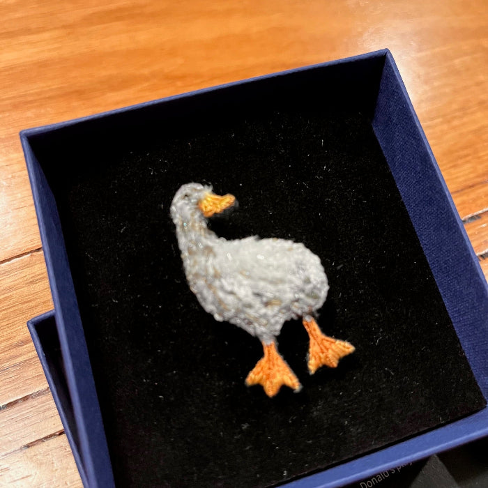 Waddling Duck Brooch