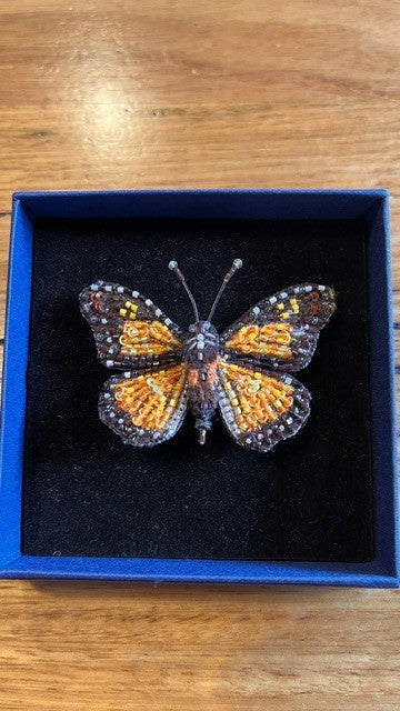 Wanderer Monarch Butterfly Brooch