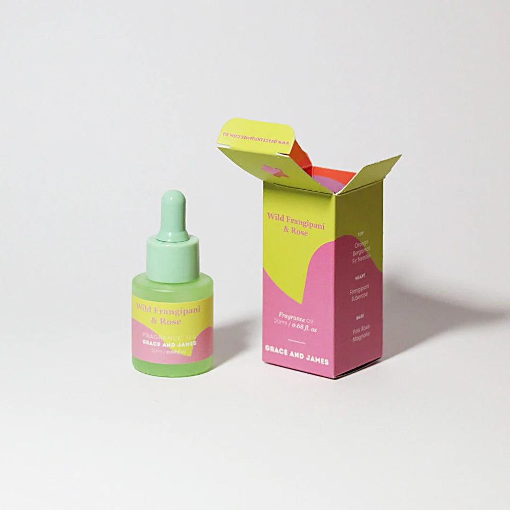 BLOOM Felt Air Freshener- Wild Frangipani & Rose