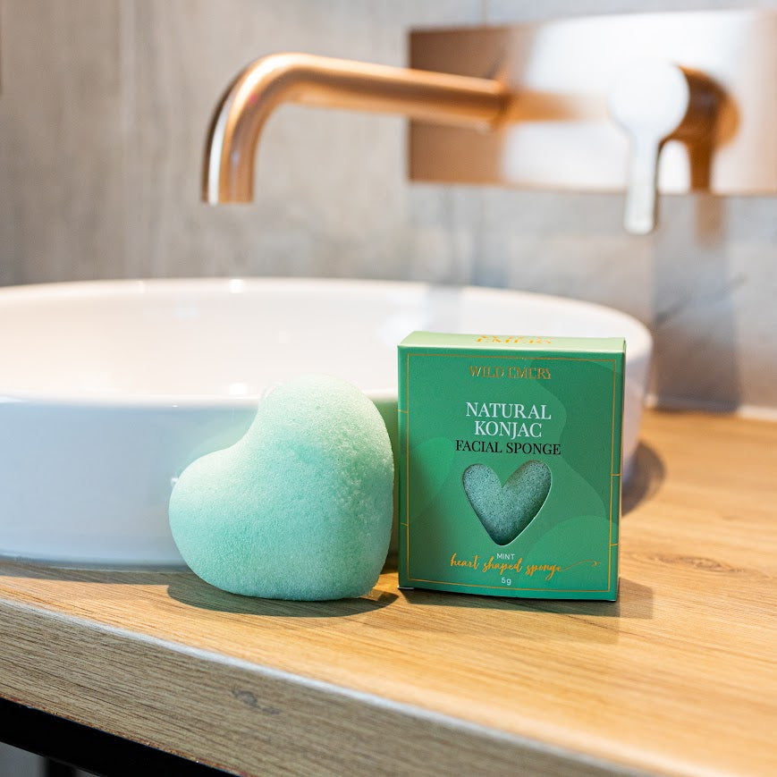 Wild Emery Konjac Facial Sponge Mint